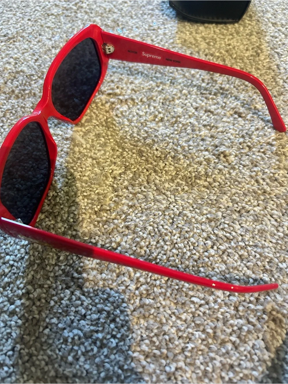 Supreme Sunglasses with case -Brand new never worn